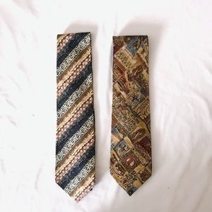v i n t a g e // tom james // set of print ties